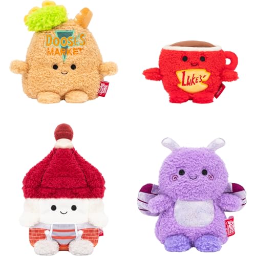 BumBumz 4.5-inch Gilmore Girls 4-Pack - Luke’s Coffee Mug, Gazebo, Dragonfly, and Doose’s Market Bag - Ages 3+